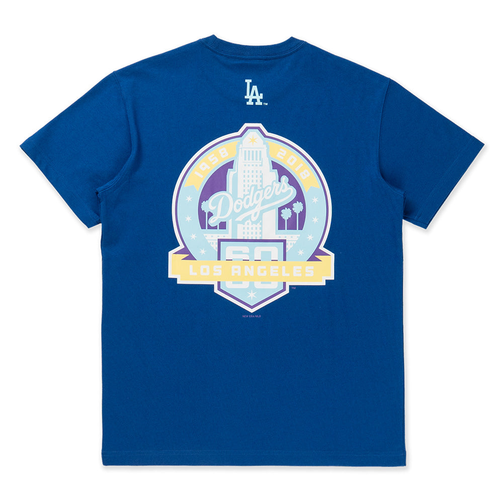 New Era Los Angeles Lakers 5950 Pack Fire Dark Royal COOLERA Short Sleeve T-Shirt