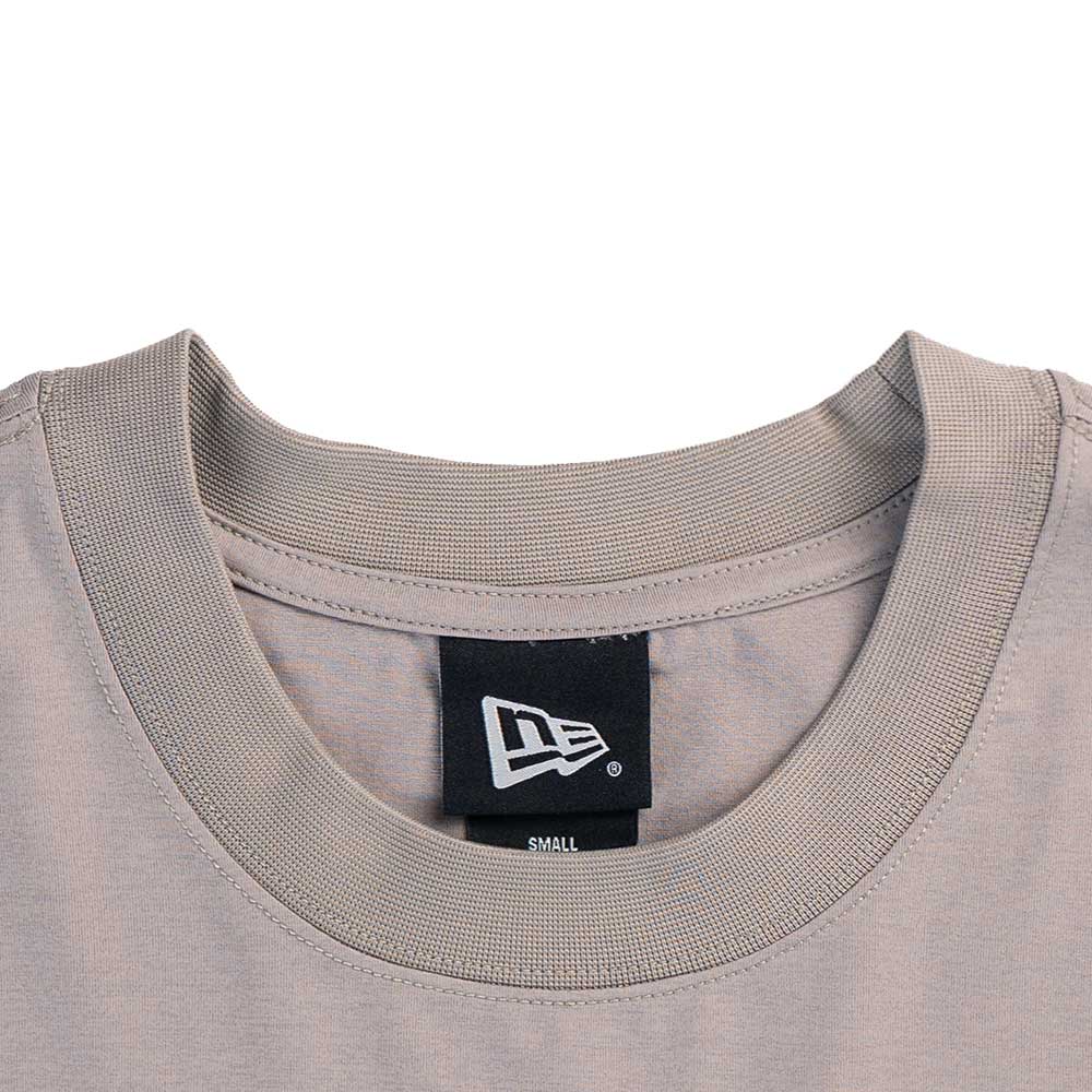 New Era Wordmark Urban Core Stone Oversized Short Sleeve T-Shirt