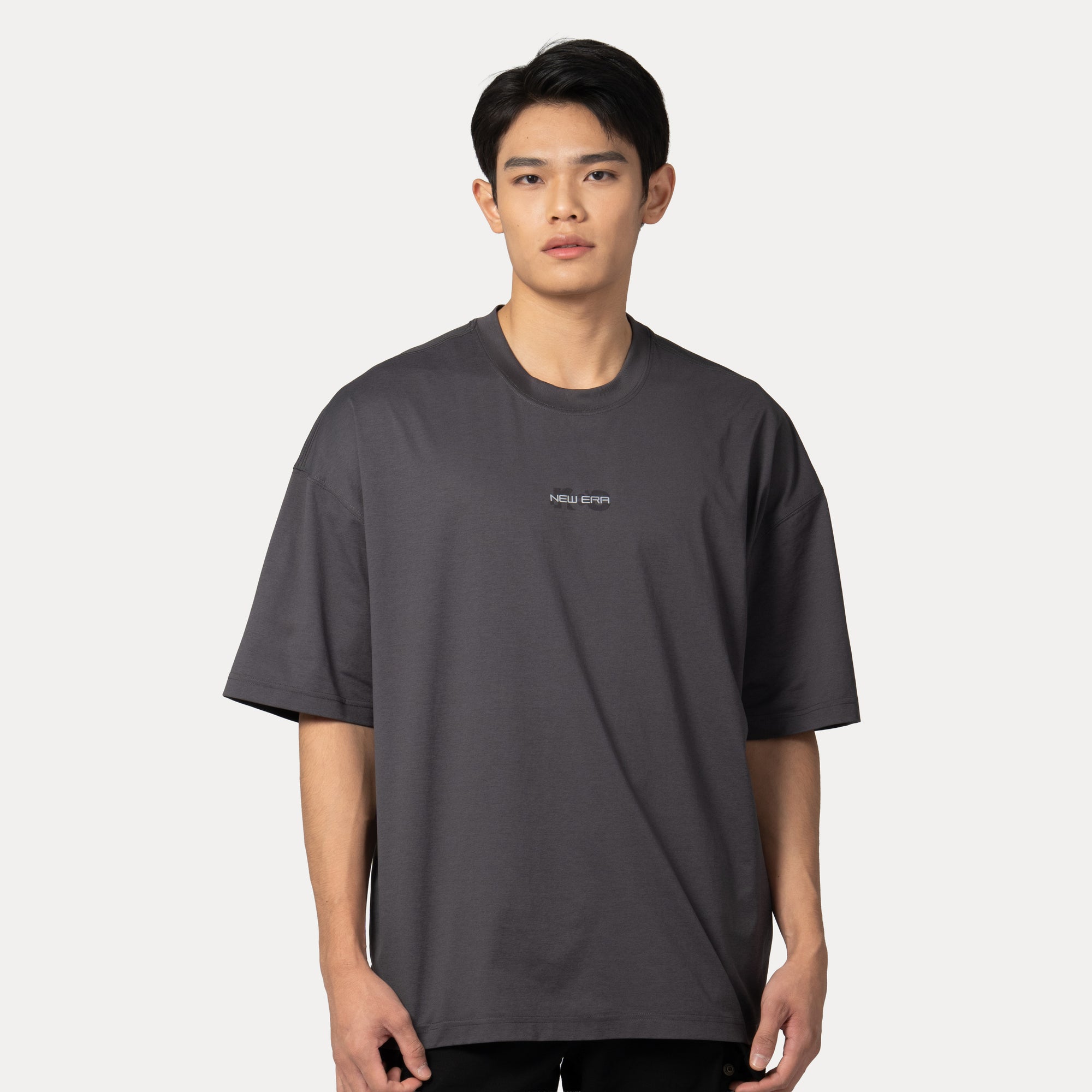 Wordmark Urban Core Black Oversized Short Sleeve T-Shirt