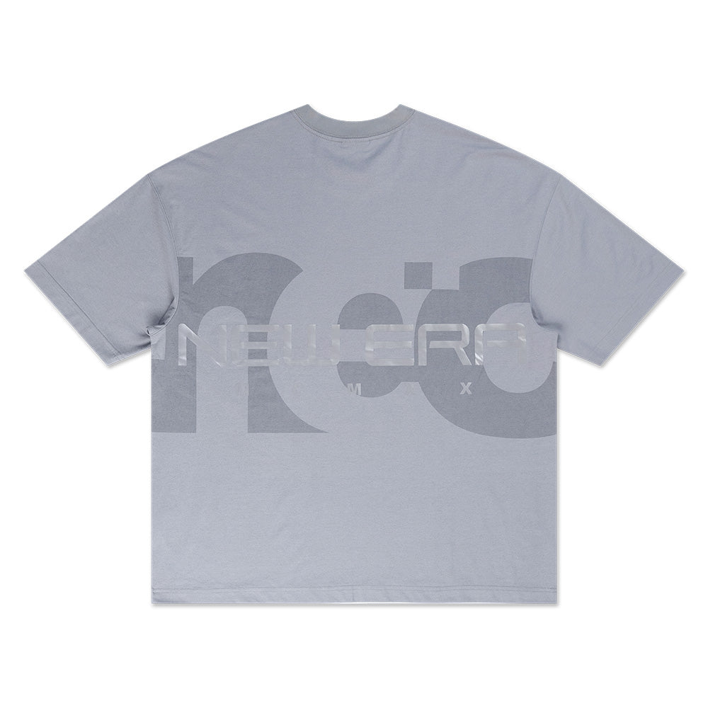 New Era Wordmark Urban Core Gray Oversized Short Sleeve T-Shirt