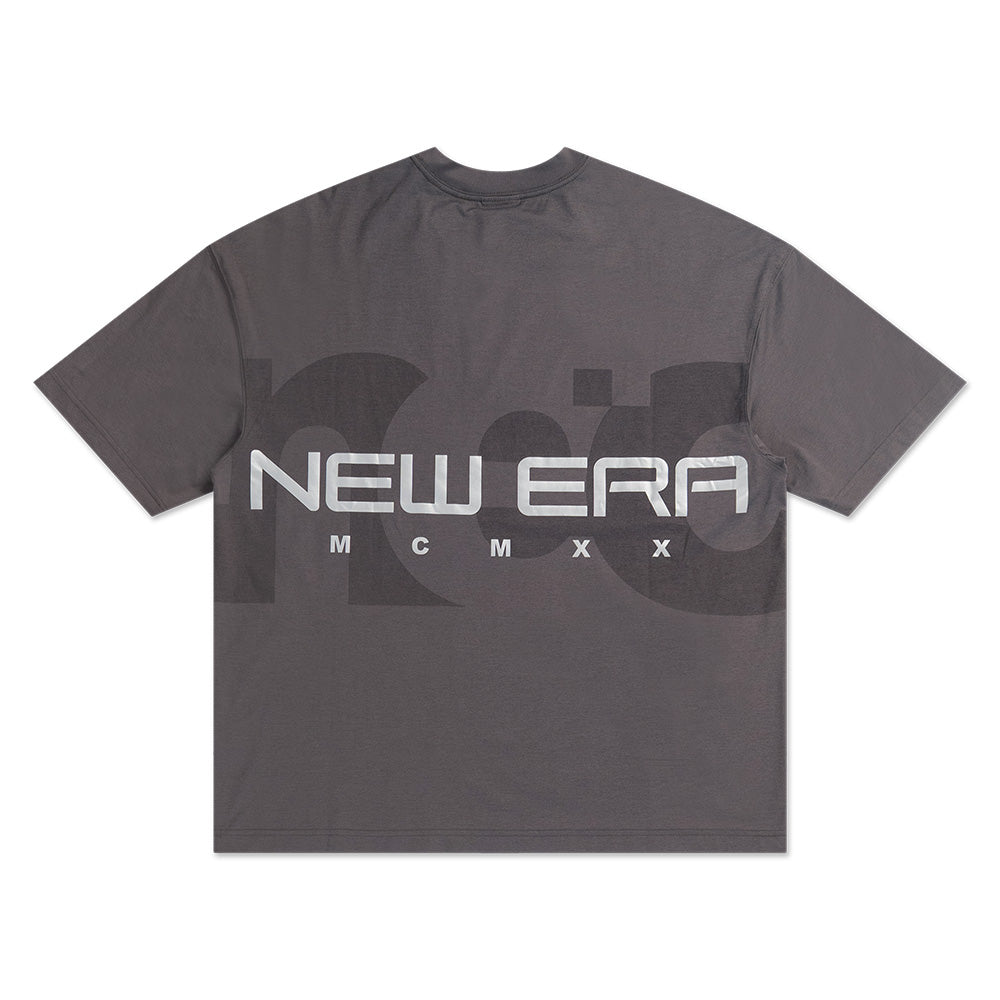 New Era Wordmark Urban Core Black Oversized Short Sleeve T-Shirt