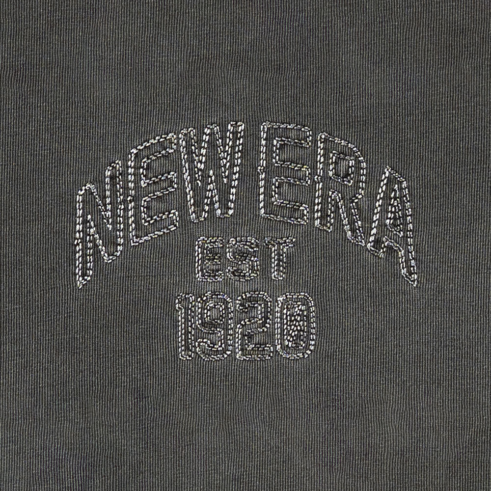 New Era Wordmark Street Archived Black Oversized Short Sleeve T-Shirt