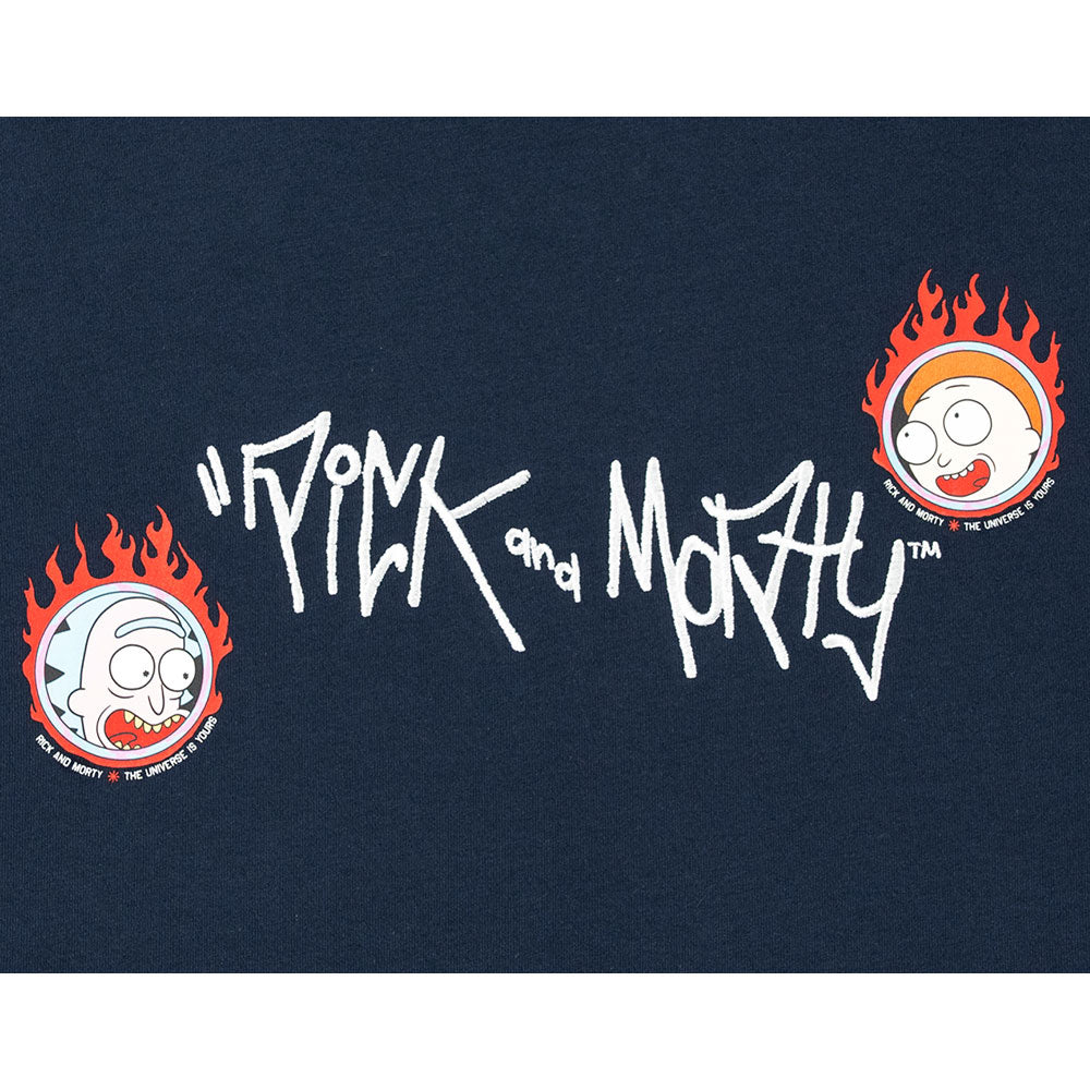New Era x Rick and Morty Oceanside Blue COOLERA Oversized Short Sleeve T-Shirt