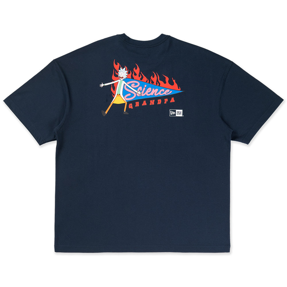 New Era x Rick and Morty Oceanside Blue COOLERA Oversized Short Sleeve T-Shirt