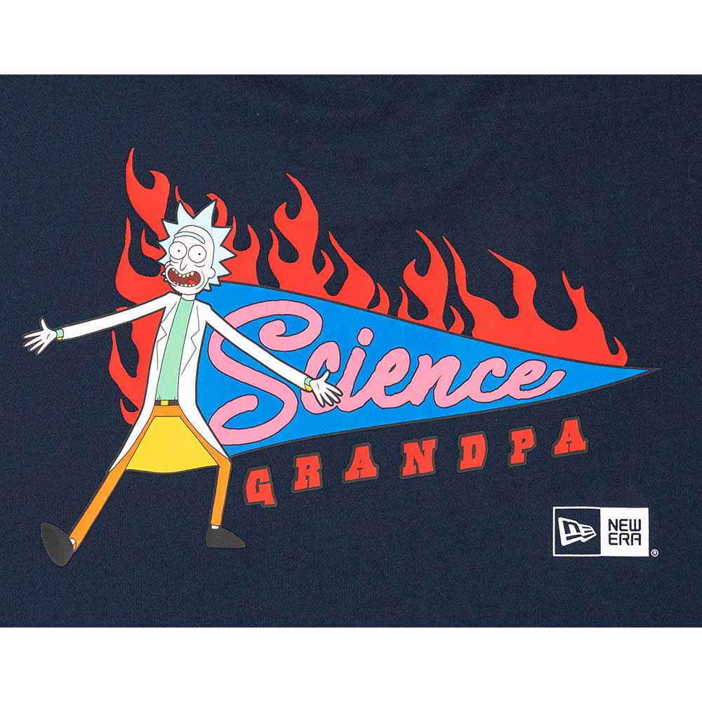 New Era x Rick and Morty Oceanside Blue COOLERA Oversized Short Sleeve T-Shirt