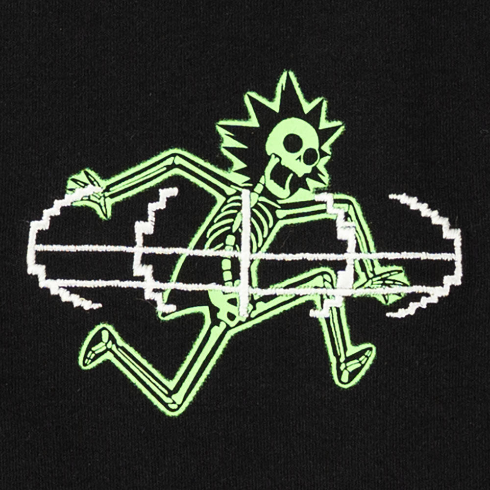 New Era x Rick & Morty Black COOLERA Oversized Short Sleeve T-Shirt