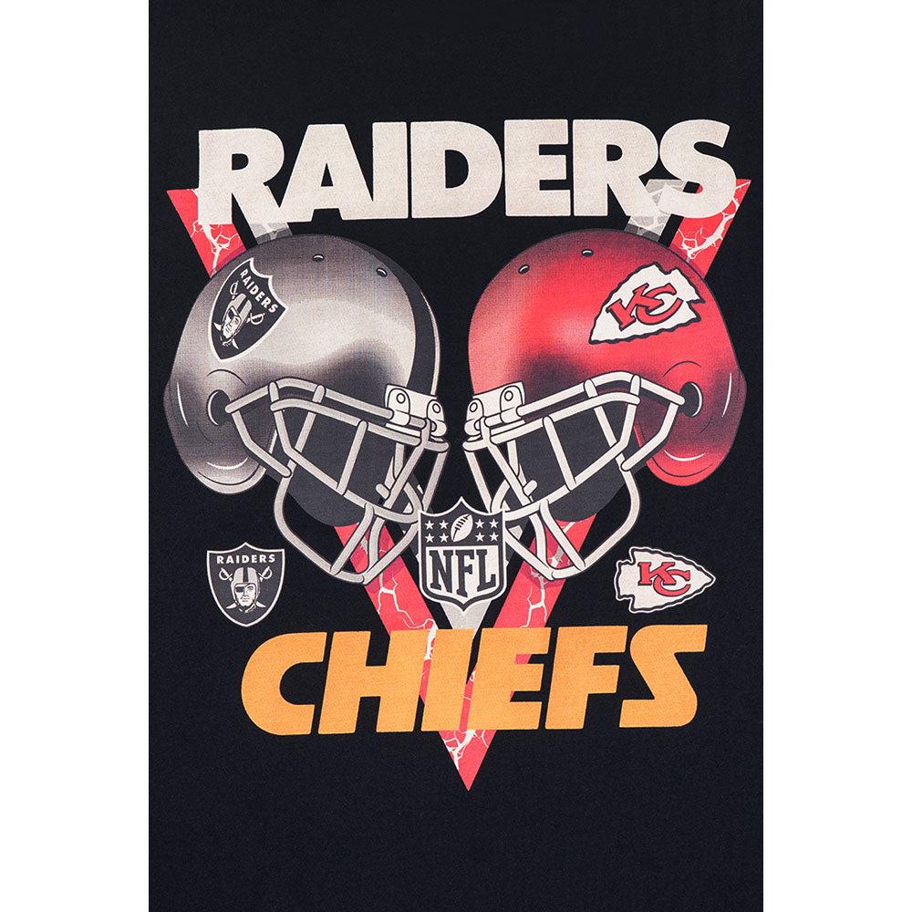 New Era Las Vegas Raiders NFL Rivalry SS26 Black Oversized Short Sleeve T-Shirt