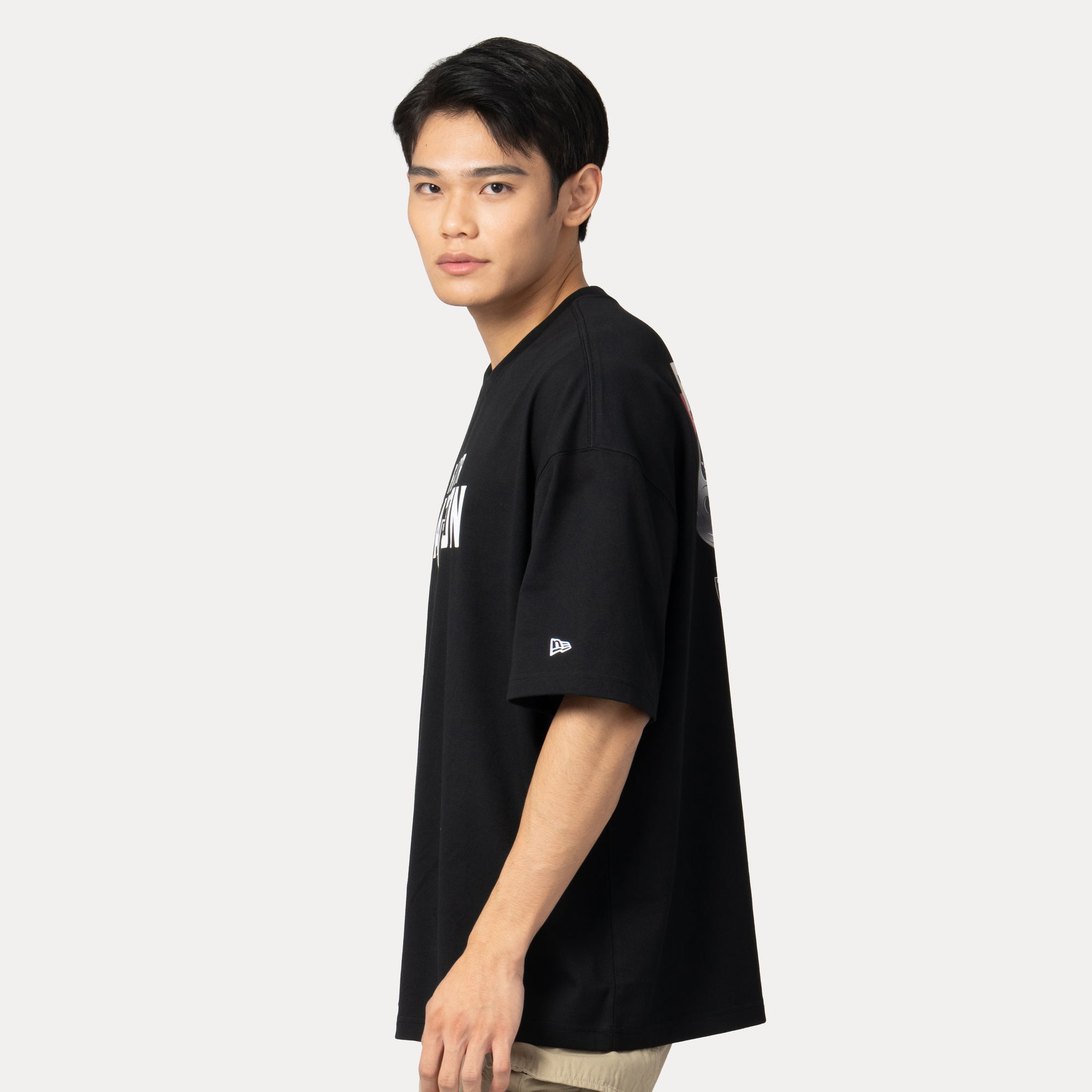 New Era Las Vegas Raiders NFL Rivalry SS26 Black Oversized Short Sleeve T-Shirt