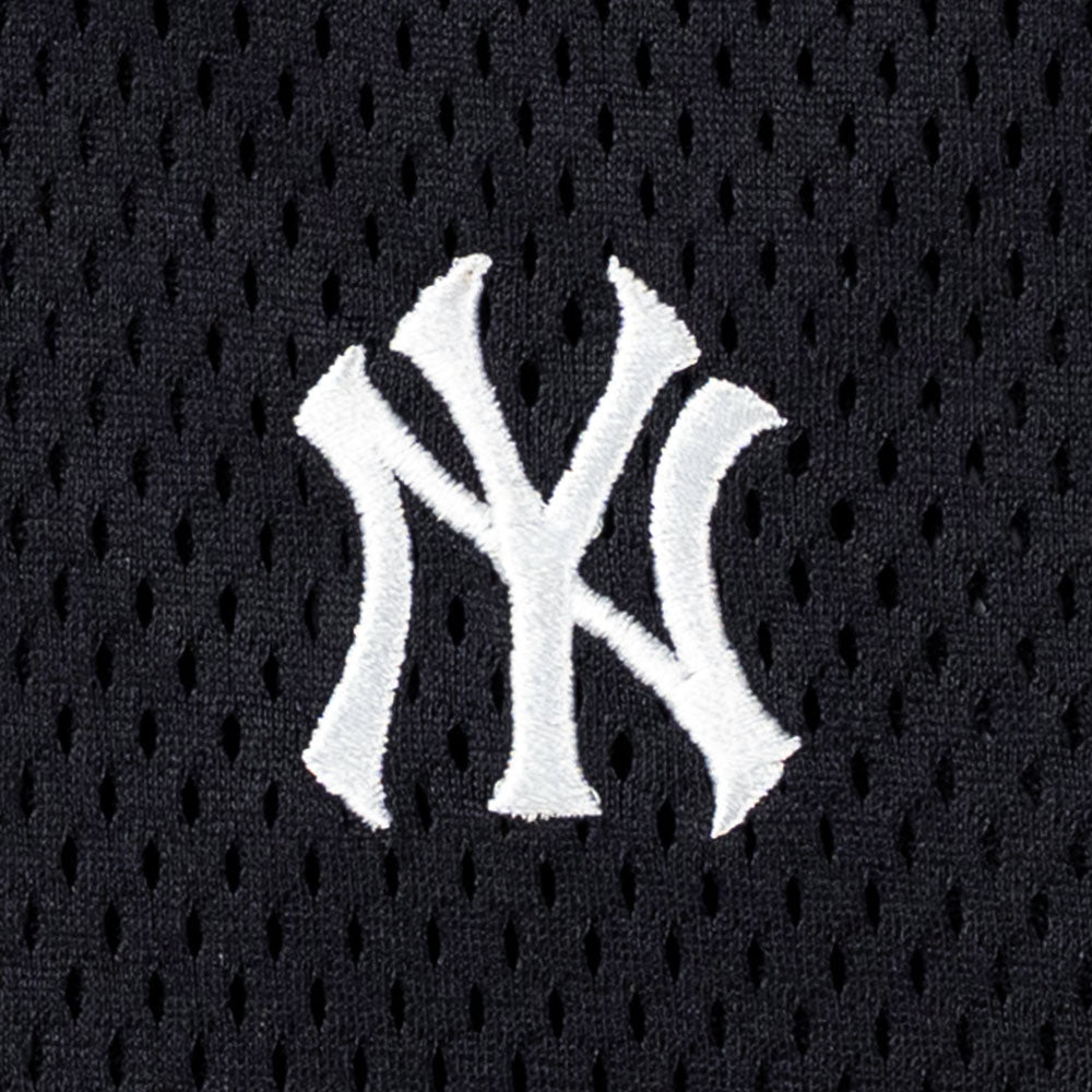 New Era New York Yankees Mix League Cross Panels Black Oversized Short Sleeve T-Shirt