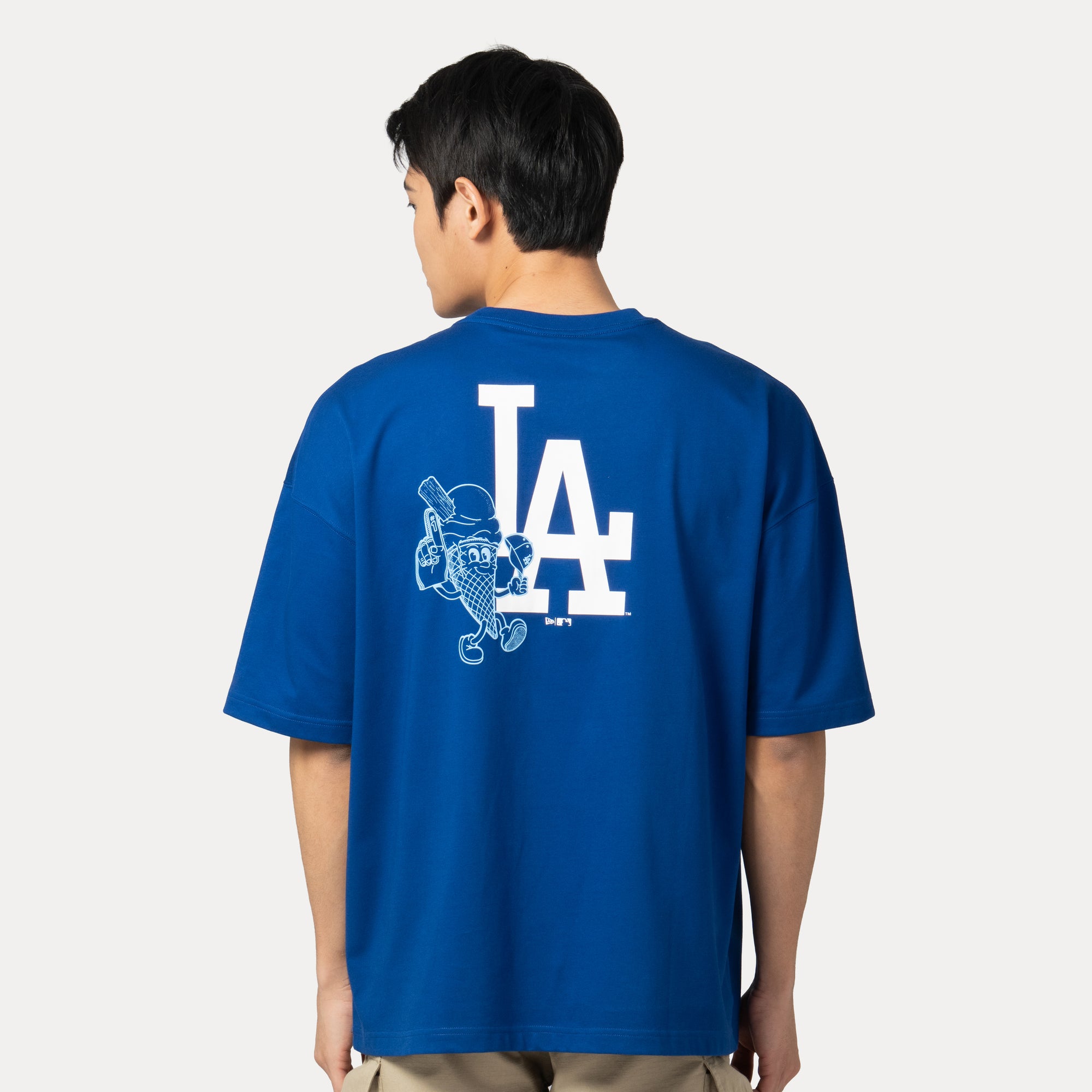 New Era Los Angeles Dodgers Graphic Pack Dark Royal Oversized COOLERA Short Sleeve T-Shirt