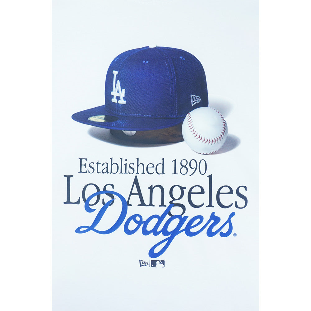 New Era Los Angeles Dodgers Graphic Pack Jan White Oversized Short Sleeve T-Shirt