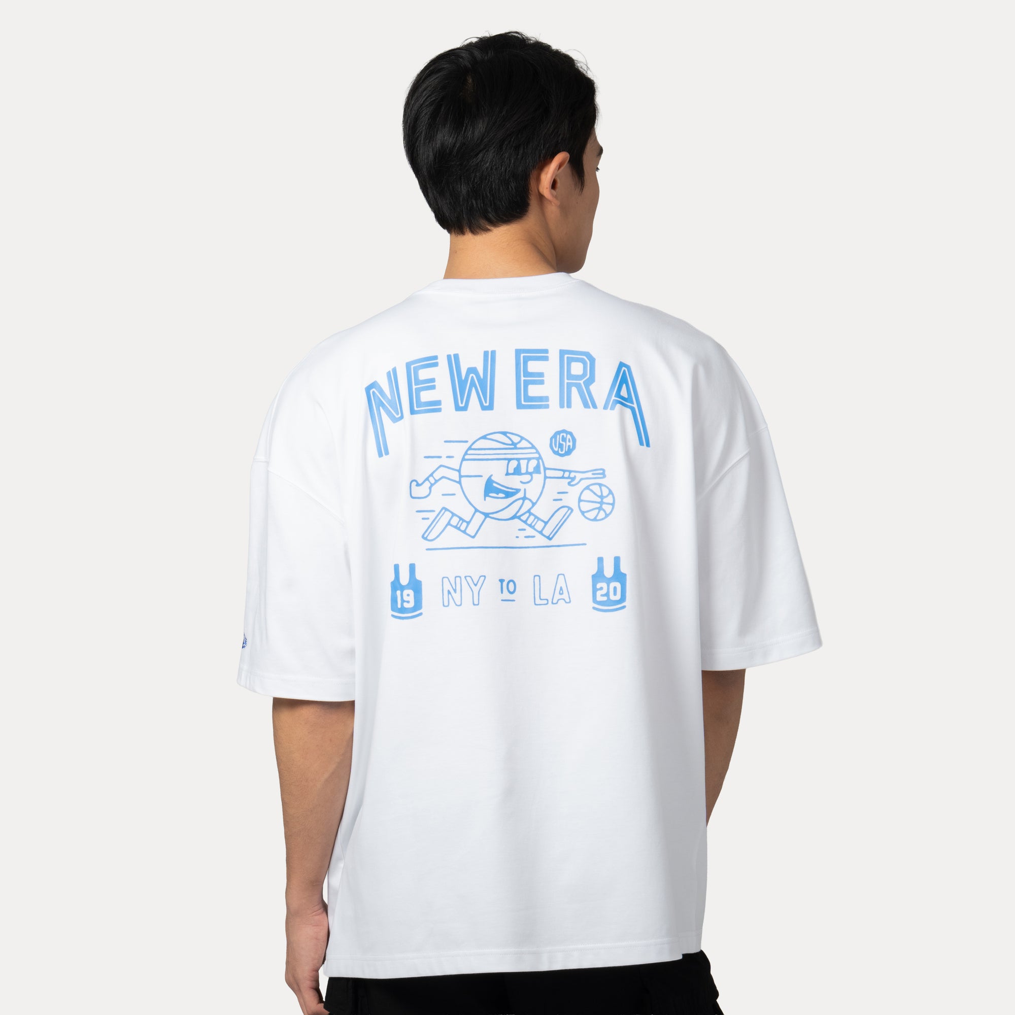 Wordmark Graphic Pack White COOLERA Oversized Short Sleeve T-Shirt
