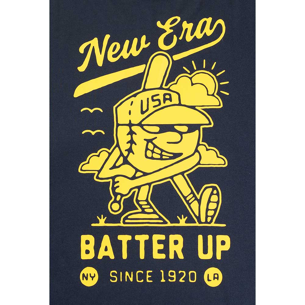 New Era Wordmark Graphic Pack Navy COOLERA Oversized Short Sleeve T-Shirt