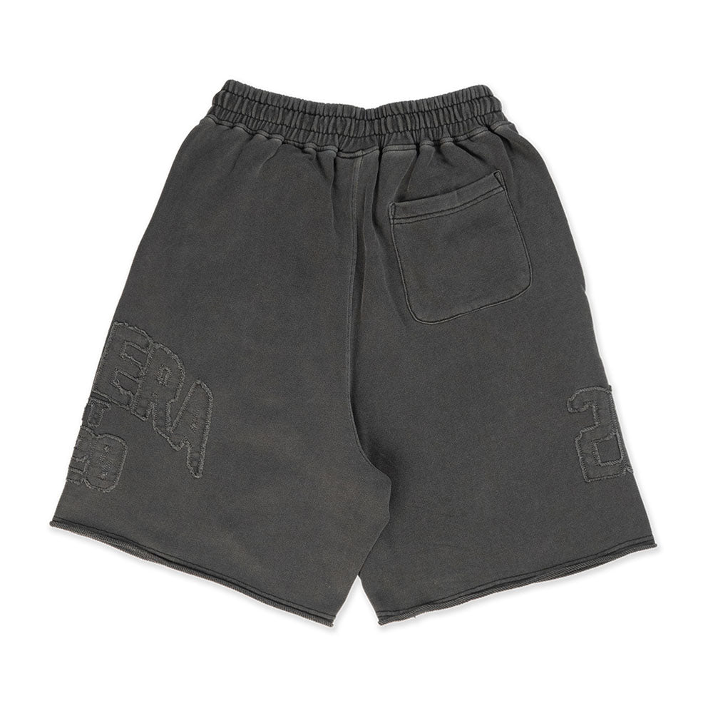 New Era Wordmark Street Archived Black Knit Shorts