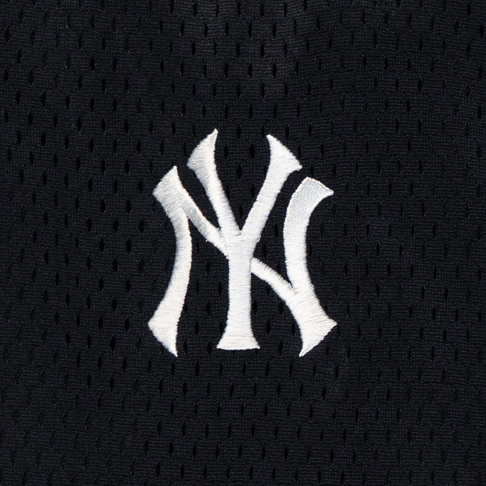 New Era New York Yankees Mix League Cross Panels Black Basketball Shorts
