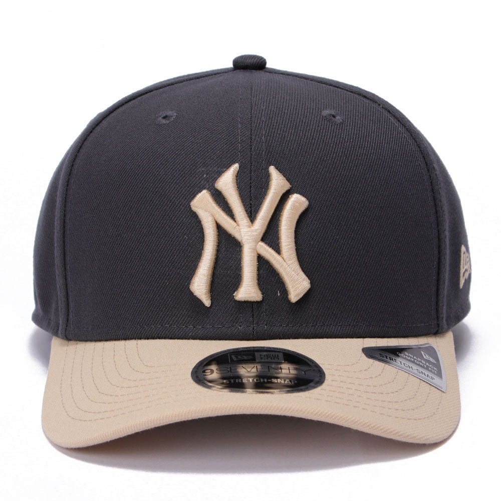 New Era New York Yankees Seasonal Core Graphite Oatmilk 9SEVENTY Stretch Snapback Cap (PH Exclusive)