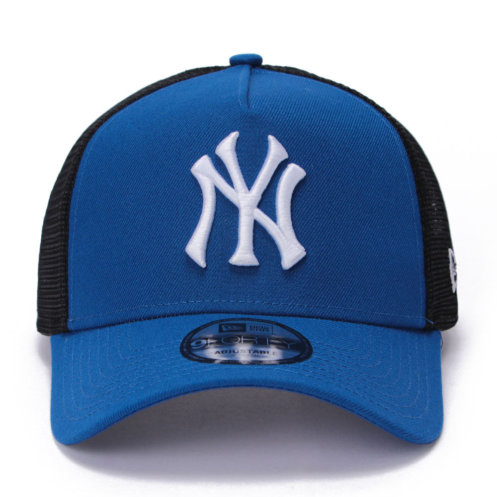 New Era New York Yankees Seasonal Core Blue 9FORTY A-Frame Trucker Snapback Cap (PH EXCLUSIVE)