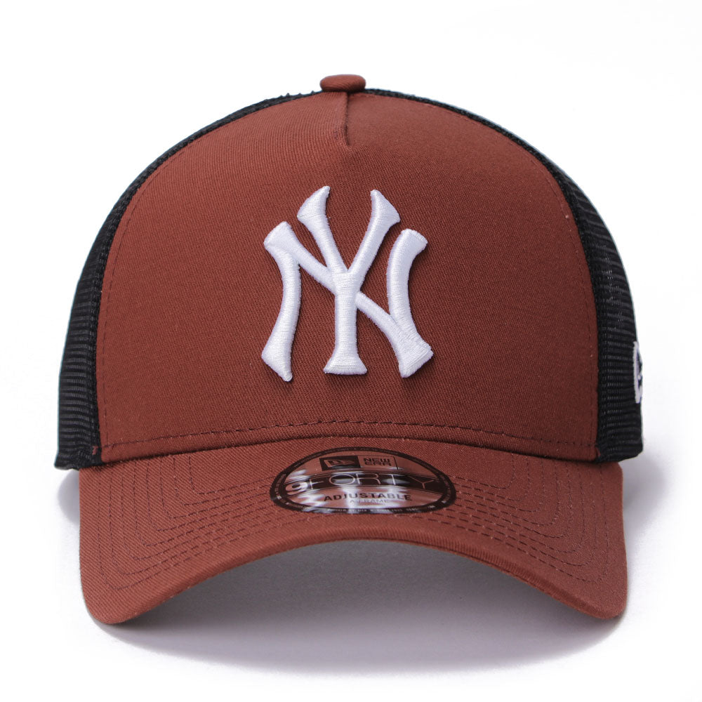 New Era New York Yankees Seasonal Core Choco 9FORTY A-Frame Trucker Snapback Cap (PH EXCLUSIVE)
