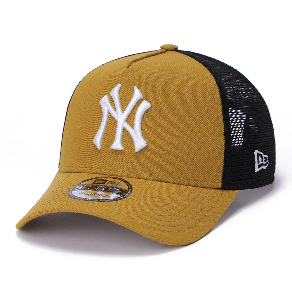 New Era New York Yankees Seasonal Core Bronze 9FORTY A-Frame Trucker Snapback Cap (PH EXCLUSIVE)