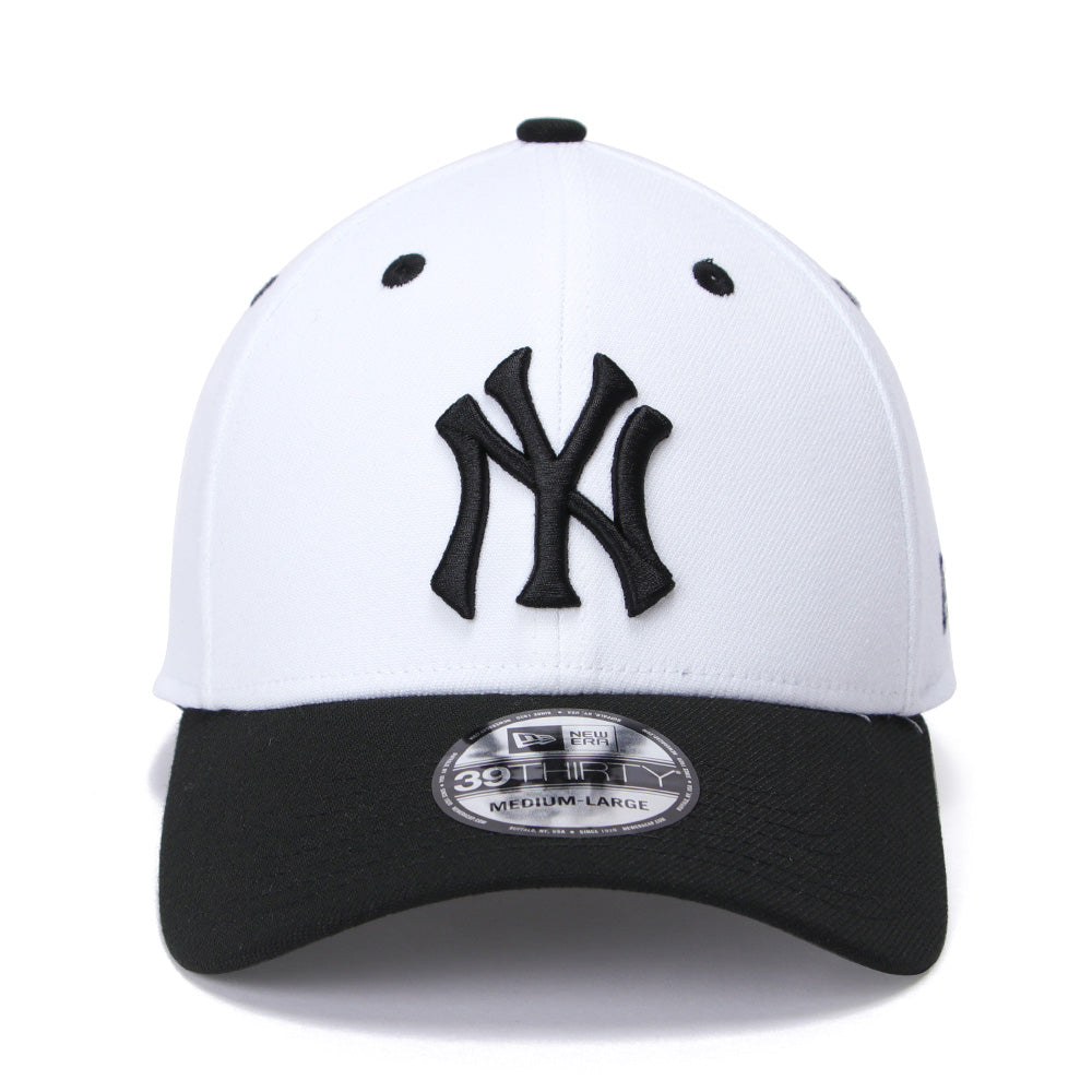 New Era New York Yankees Seasonal Core White Black 39THIRTY Stretch Adjustable Cap (PH Exclusive)
