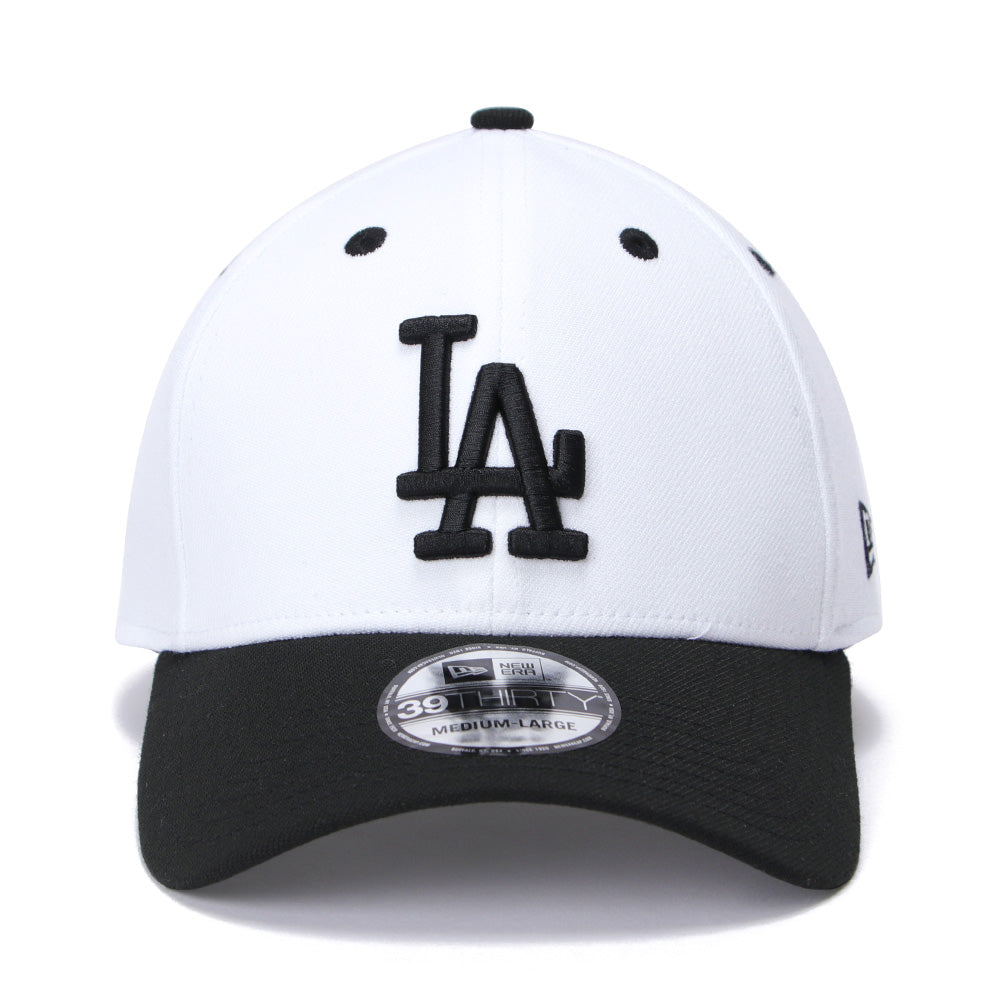 New Era Los Angeles Dodgers Seasonal Core White Black 39THIRTY Stretch Adjustable Cap (PH Exclusive)