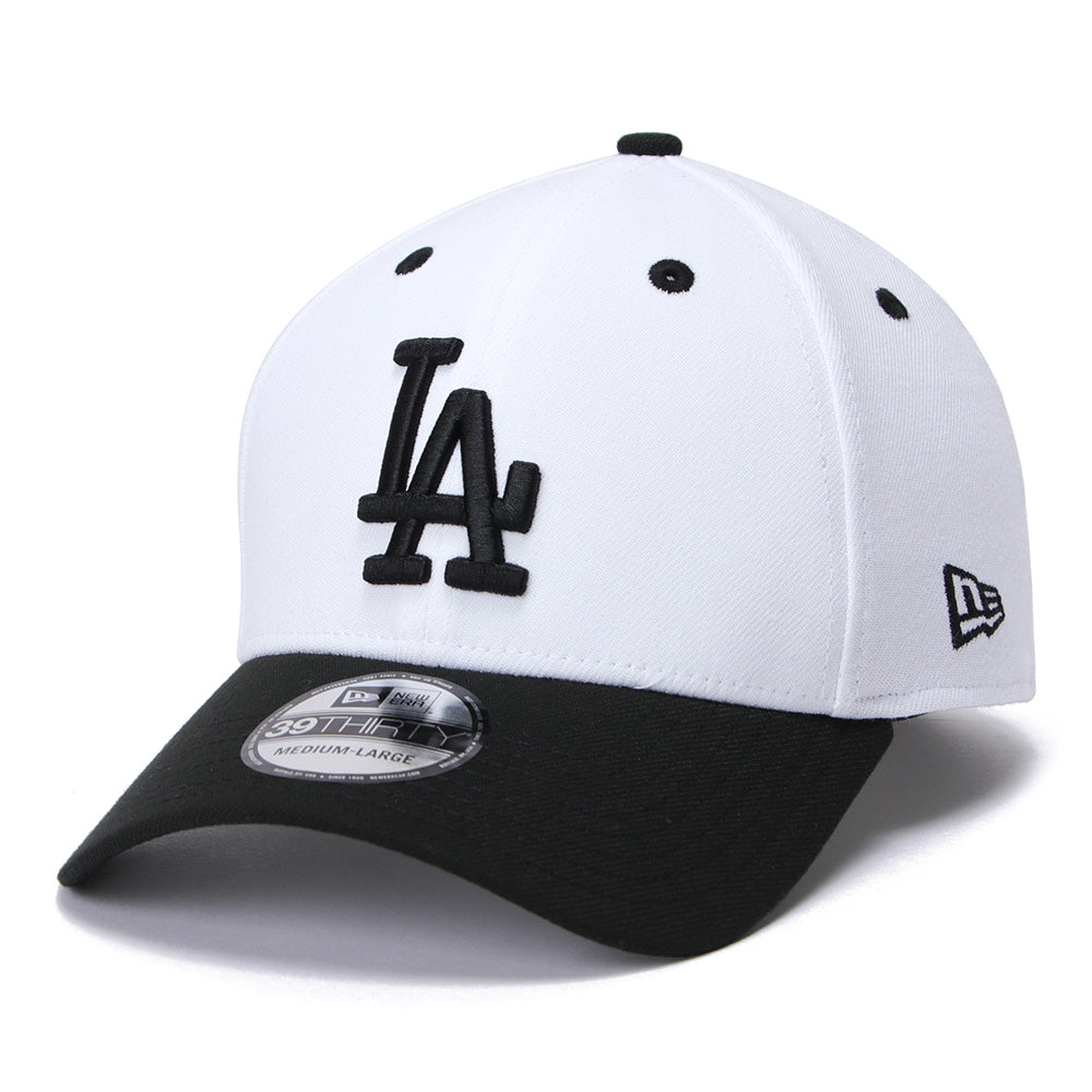 New Era Los Angeles Dodgers Seasonal Core White Black 39THIRTY Stretch Adjustable Cap (PH Exclusive)