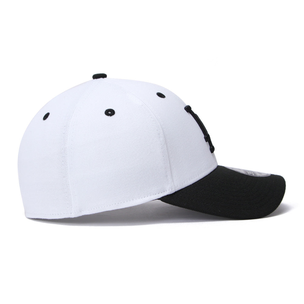 New Era Los Angeles Dodgers Seasonal Core White Black 39THIRTY Stretch Adjustable Cap (PH Exclusive)