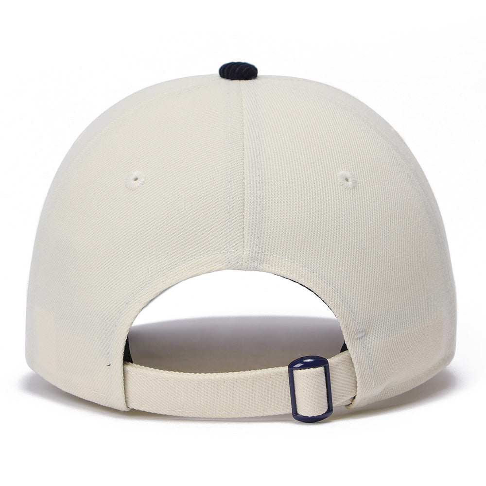 New Era Wordmark Chrome White Navy Corduroy 9TWENTY Adjustable Cap