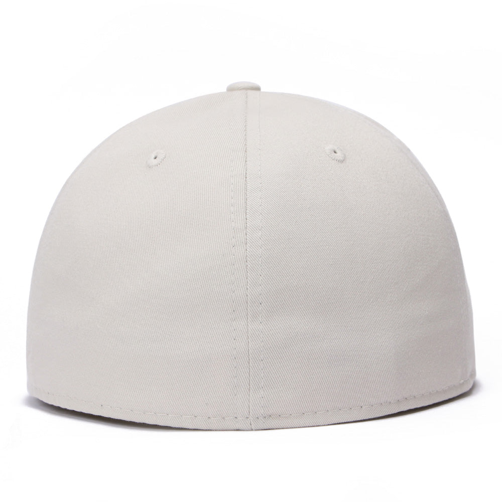 New Era Script Mini Metal Badge Ivory 59FIFTY Fitted Cap