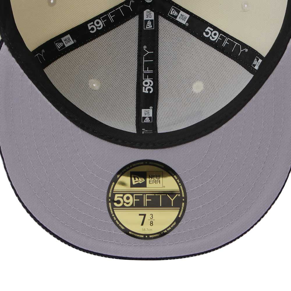 New Era Flag Chrome White Navy Corduroy 59FIFTY Fitted Cap