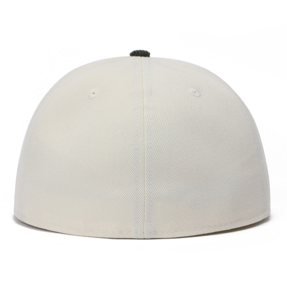 New Era Flag Chrome White Dark Green Corduroy 59FIFTY Fitted Cap