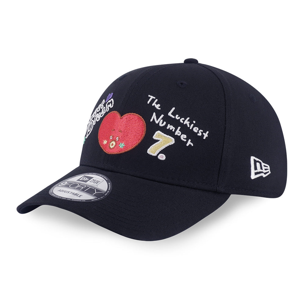 New Era x BT21 The Journey Tata Black 9FORTY Adjustable Cap