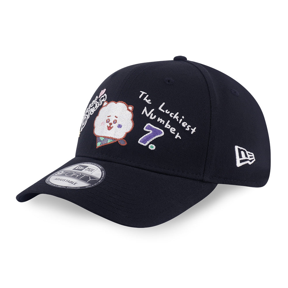 New Era x BT21 The Journey RJ Black 9FORTY Adjustable Cap