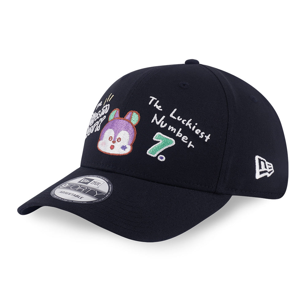 New Era x BT21 The Journey Mang Black 9FORTY Adjustable Cap