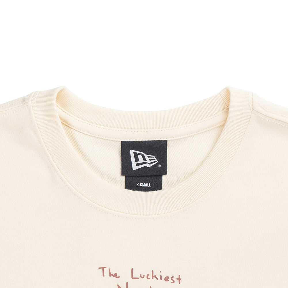 New Era x BT21 The Journey Chrome White Women Crop Top COOLERA Short Sleeve T-Shirt