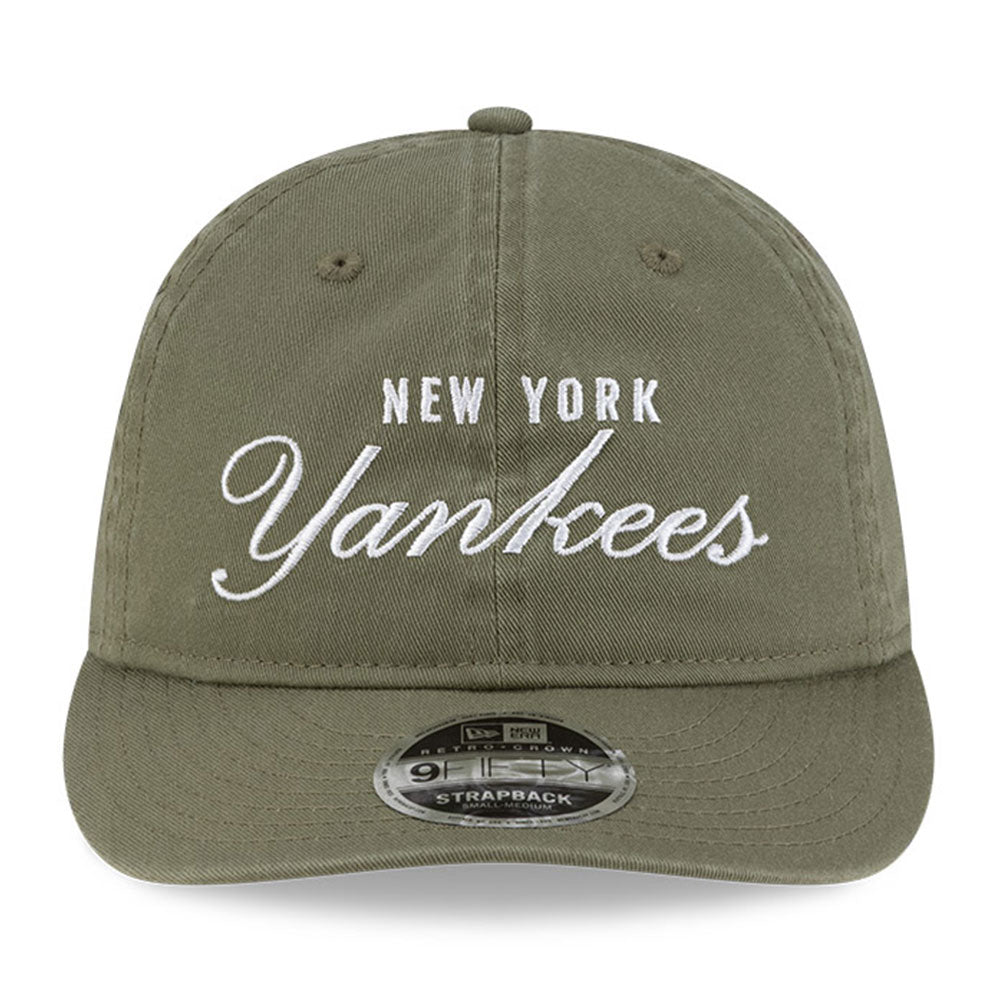 New Era New York Yankees thisisneverthat x MLB Olive 9FIFTY Retro Crown Snapback Cap ( LIMITED EXCLUSIVE )