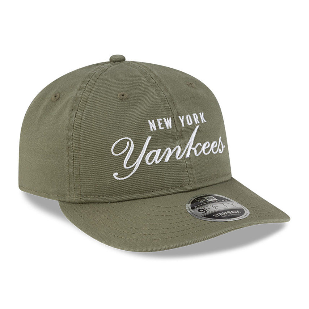 New Era New York Yankees thisisneverthat x MLB Olive 9FIFTY Retro Crown Snapback Cap ( LIMITED EXCLUSIVE )
