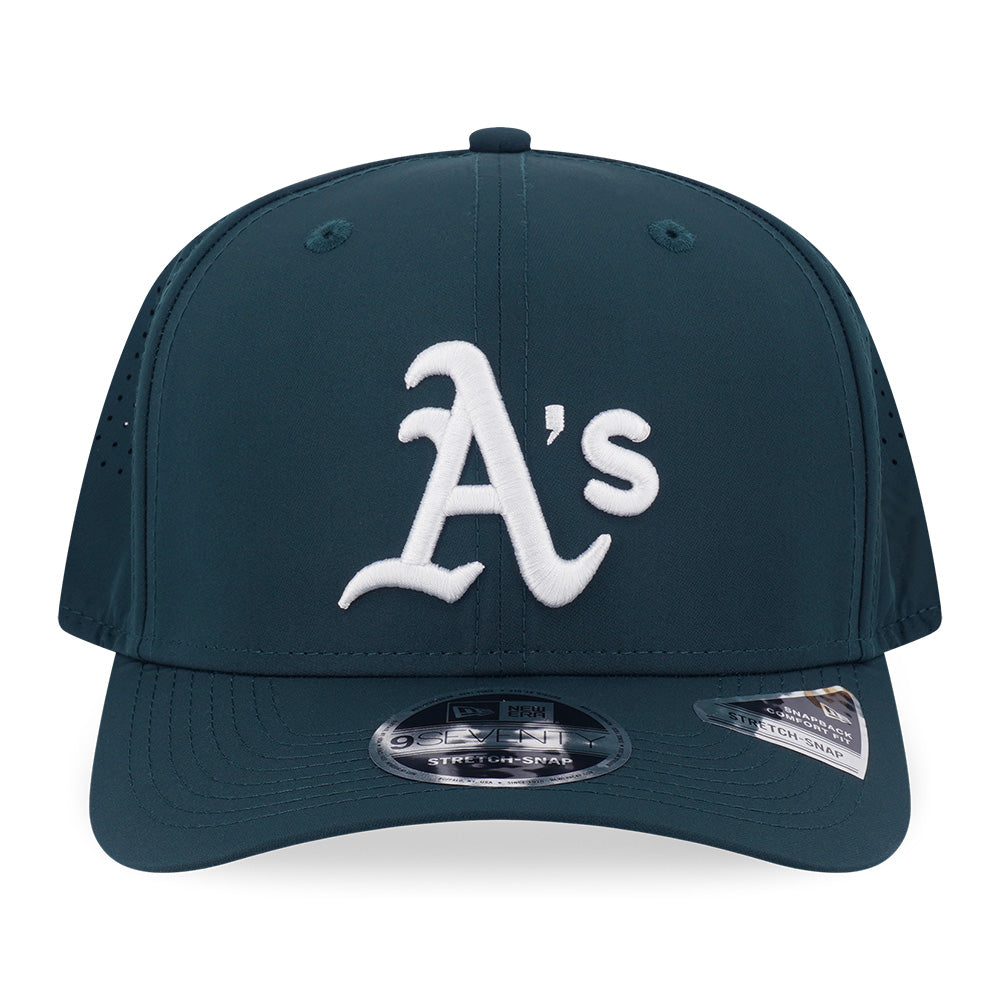 New Era Oakland Athletics OTC Dark Green 9SEVENTY Stretch Snapback Cap