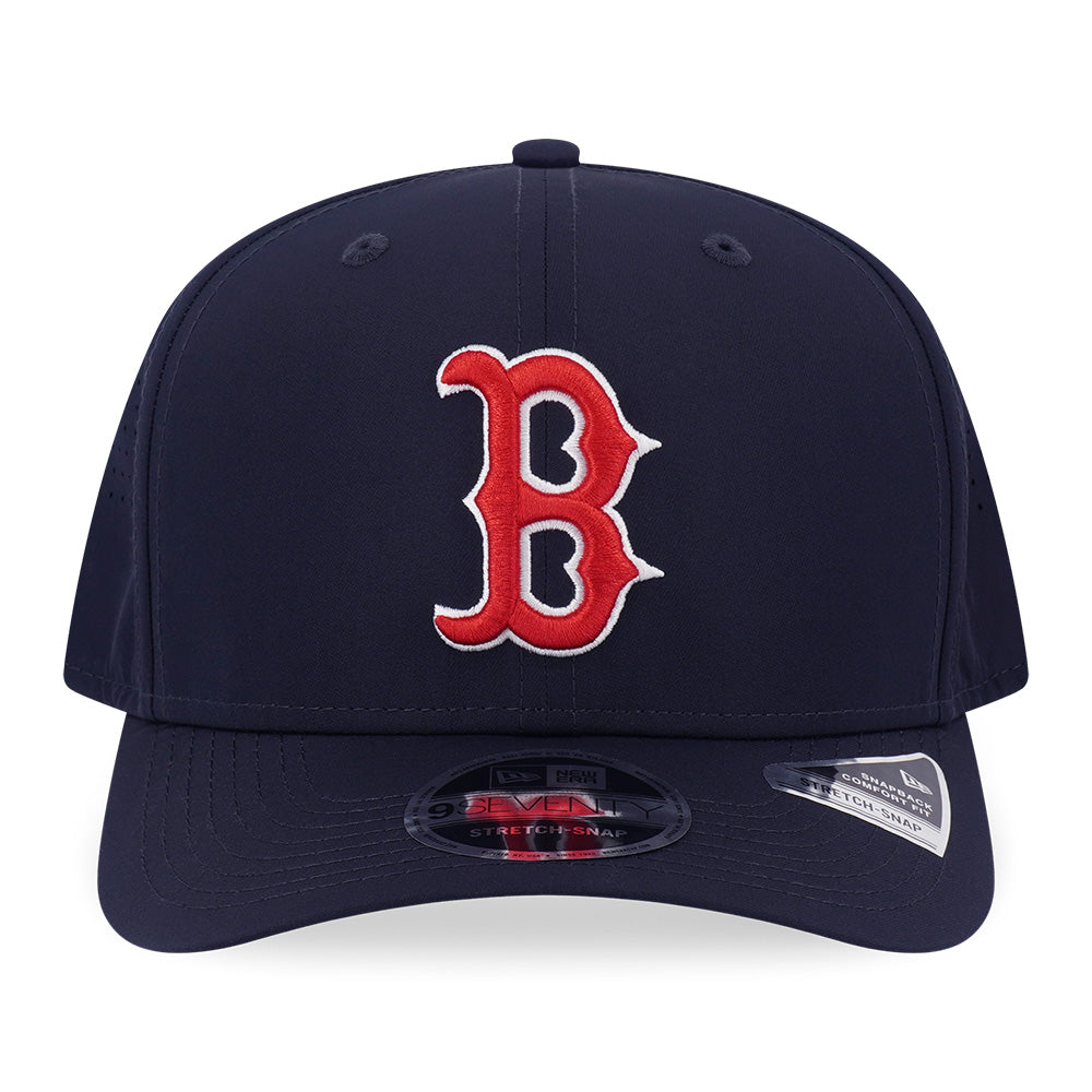 New Era Boston Red Sox OTC Navy 9SEVENTY Stretch Snapback Cap
