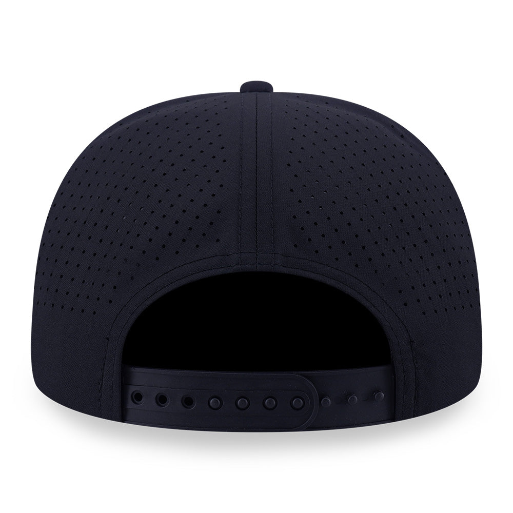 New Era Script OTC Black 9SEVENTY Stretch Snapback Cap