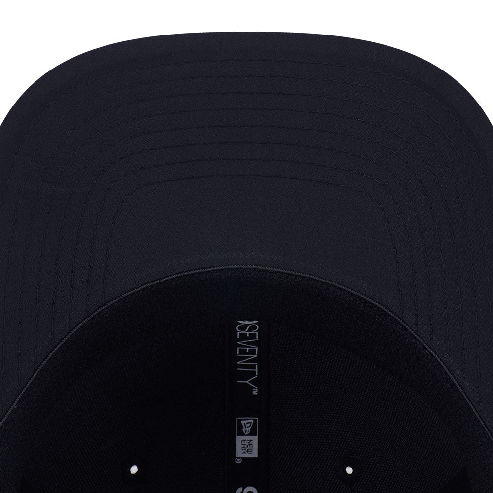 New Era Script OTC Black 9SEVENTY Stretch Snapback Cap