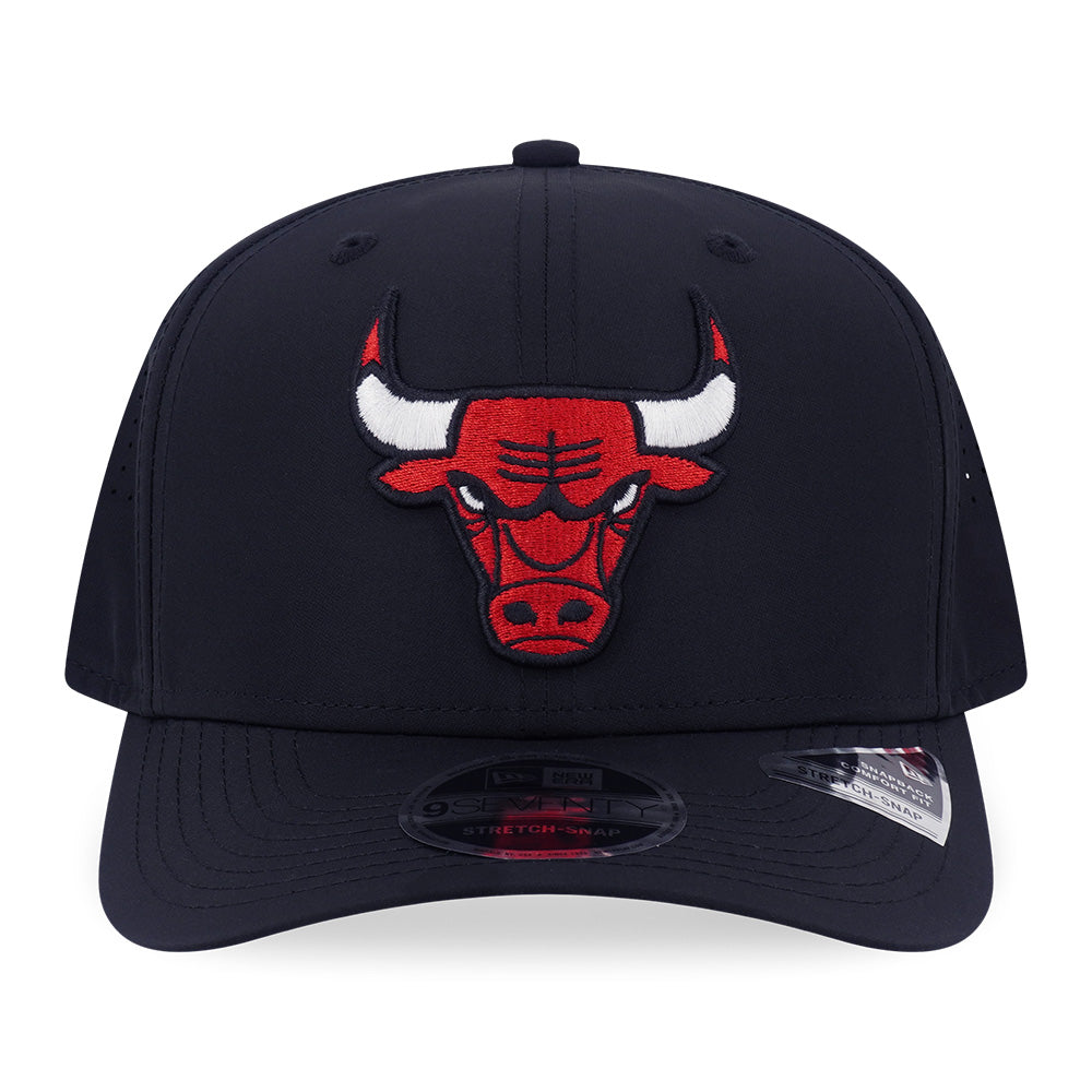 New Era Chicago Bulls OTC Black 9SEVENTY Stretch Snapback Cap