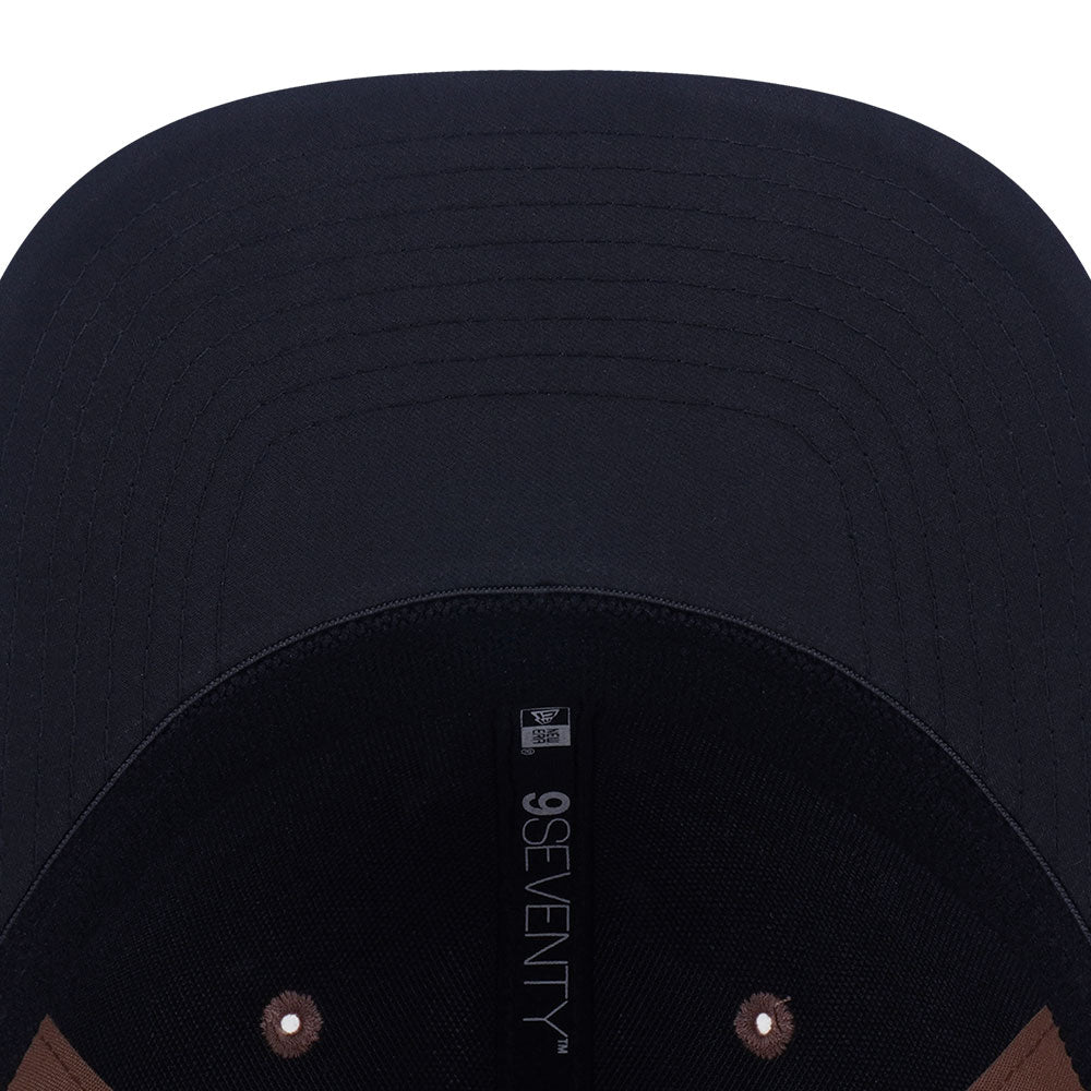 New Era New York Yankees Khaki Black 9SEVENTY Stretch Snapback Cap (with Sunglass Holder)
