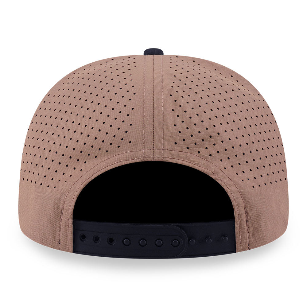 New Era Los Angeles Dodgers Khaki Black 9SEVENTY Stretch Snapback Cap (with Sunglass Holder)