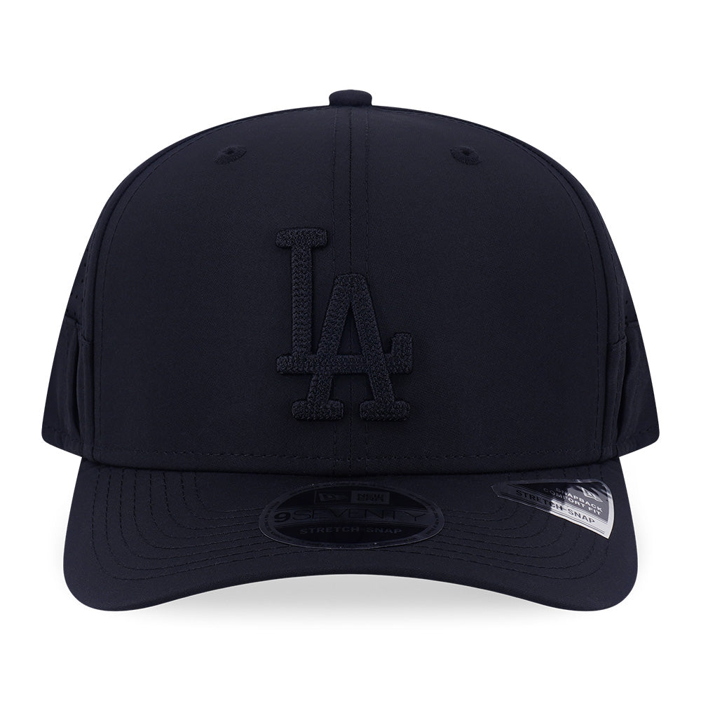 New Era Los Angeles Dodgers Black 9SEVENTY Stretch Snapback Cap (with Sunglass Holder)
