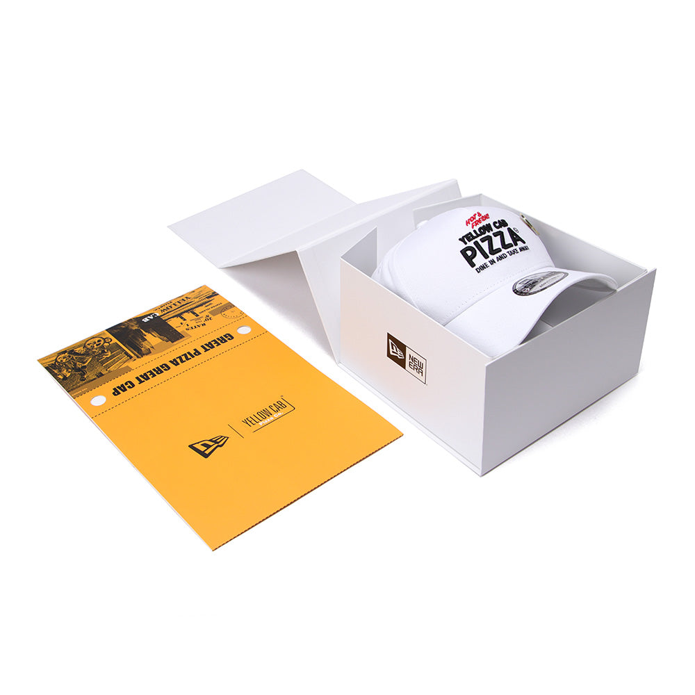 New Era x Yellow Cab Logo White 9FORTY A-Frame Snapback Cap (PH EXCLUSIVE)