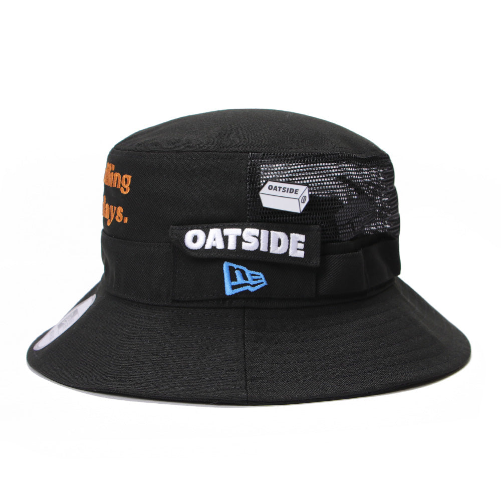 New Era x OATSIDE Black Adventure Bucket Hat (PH EXCLUSIVE)
