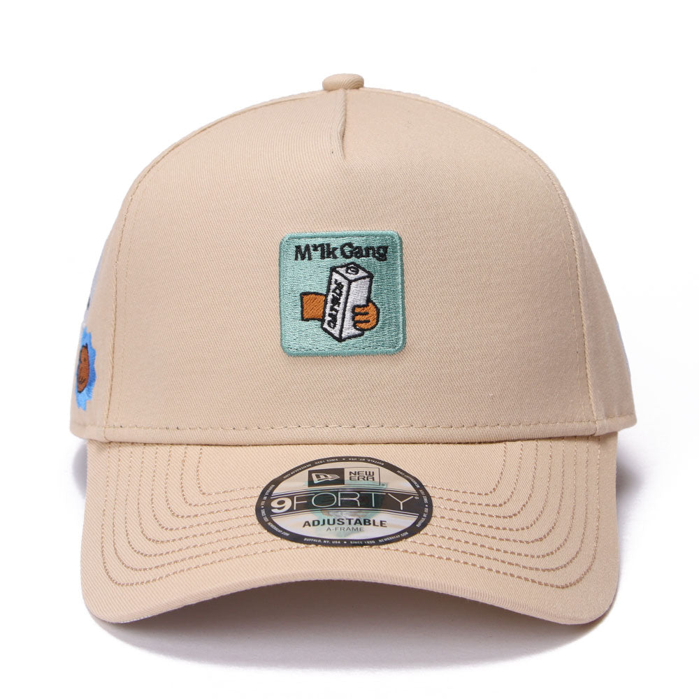 New Era x OATSIDE Beige 9FORTY A-Frame Adjustable Cap