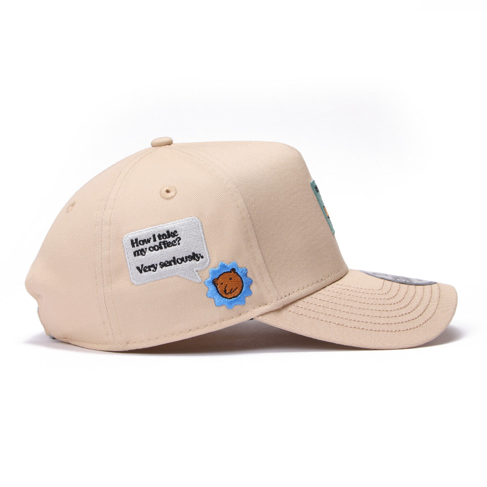 New Era x OATSIDE Beige 9FORTY A-Frame Adjustable Cap