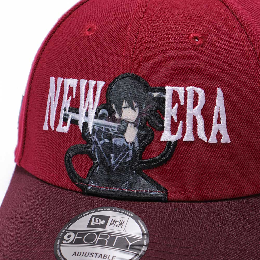 New Era x Attack on Titan Part 2 Mikasa Maroon 9FORTY Adjustable Cap (PH Exclusive)